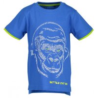 Blue Seven Jungen T-Shirt Gorilla ocean blau
