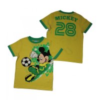 Disney Mickey Mouse T-Shirt Fußball Yellow Cream