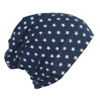 Fiebig Jersey Mütze Sterne marine blau