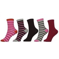 Melton Kindersocken 5er Pack Mädchen Strümpfe Socken Plum