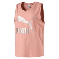 PUMA Mädchen Classics Tank Top T-Shirt Wickeloptik peach...