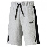 PUMA Sweatshorts Shorts Bermuda Sports Style medium gray