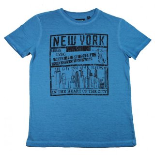 Blue Seven T-Shirt washed blue New York