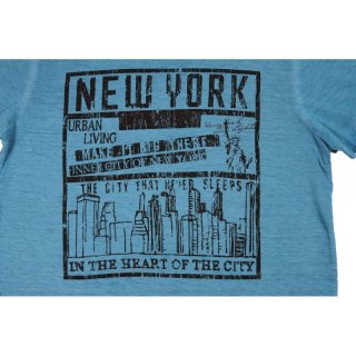 Blue Seven T-Shirt washed blue New York