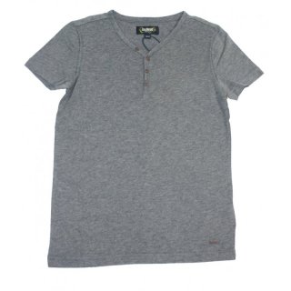 Colorado Denim boys T-Shirt m Knopfleiste dark grey