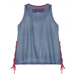 Colorado Denim girls Silvy Trägershirt Top T-Shirt pacific blue