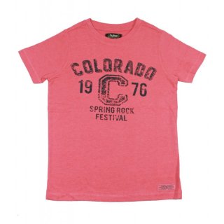 Colorado Walter Boys T-Shirt Basic coral melange