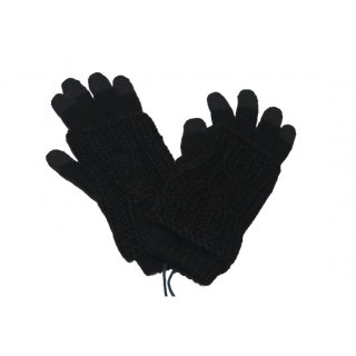 Colorado girls Handschuhe Strick Stulpen Yamila 2in1 black