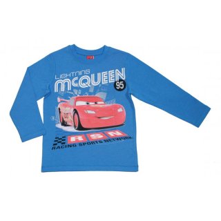 Disney cars Langarmshirt Lightning McQueen blau