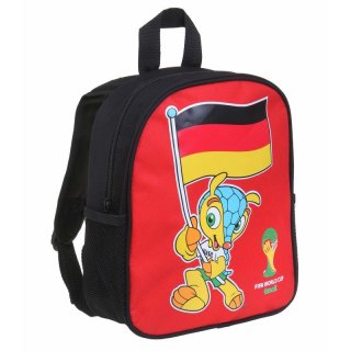Fussball Weltmeisterschaft Brasilien Rucksack schwarz Kindergartentasche
