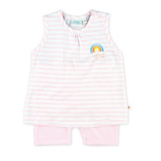 Feetje Baby Mdchen Set Tunika T-Shirt Shorts kurze Hose light pink