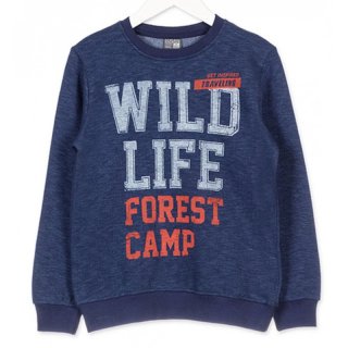 Losan Jungen Sweatshirt Pullover Wild Life Azul virgore muestra