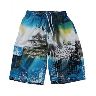 Nickel Sportswear Bermuda Shorts Boardshorts mit Tasche blau