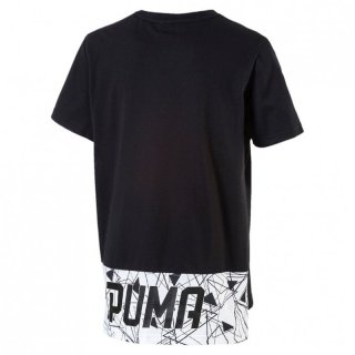 PUMA Kinder Sportshirt T-Shirt Style Allover Tee black