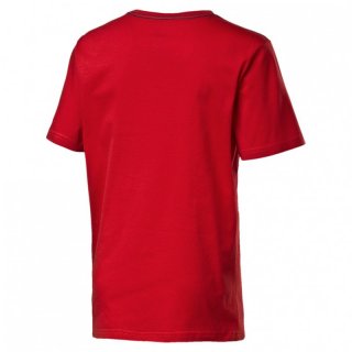 PUMA Kinder T-Shirt Style Athletic Tee, B, puma red