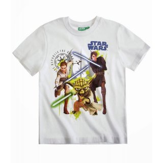 Star wars-The Clone wars 2er Pack T-Shirt blau+weiß