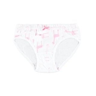 Kanz Mädchen Rio Slip Unterhose weiß Giraffe