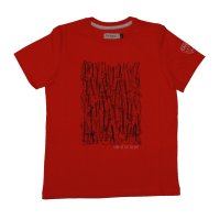 Jean Bourget Jungen Gitarren T-Shirt rouge red