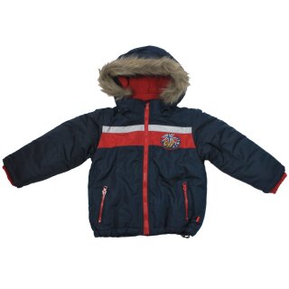 CFL Kapuzenjacke Winterjacke Jacke blau rot grau