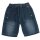 BÒBOLI Bermuda Shorts denim Gummizug dunkelblau