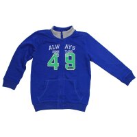 Kanz Basic Jogginganzug Sweatjacke Jogginghose true blue green