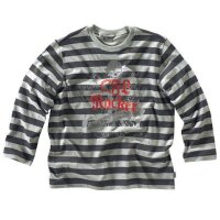 4Wards Langarmshirt BIG (6cm weiter) geringelt
