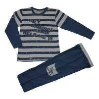 Cocuy Pyjama Schlafanzug lang blau