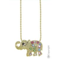 Firetti Kette mit Änhänger Elefant metall/gold...