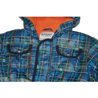 Outburst Jungen Schneeanzug kariert blau