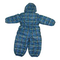 Outburst Jungen Schneeanzug kariert blau