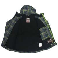 Outburst Jungen Funktionsjacke karo anthrazit