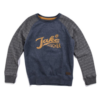 Jake Fischer Sweatshirt Pullover Katari dudes (643308) navy melange Gr. 176