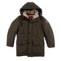 Jake Fischer Parka Parker Winterjacke pinetree grün