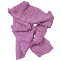 Fiebig Strickschal Schal altrosa ca. 15x148 Rippstrick