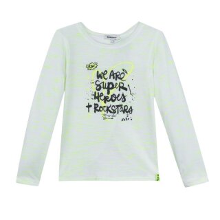 Langarmshirt 3 Pommes Mädchen Sommershirt jaune fluo