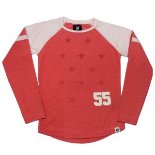 Jake Fischer Mädchen Langarmshirt coral melange