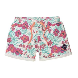 Jake Fischer Mädchen Sweat Shorts mit Blumendruck