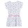 Kleid 3 Pommes Kleid Palmen weiß