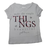 Sarabanda Mädchen T-Shirt mit Silberdruck und Strass
