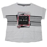 Sarabanda Mädchen kurzes T-Shirt mit Netzeinsatz...