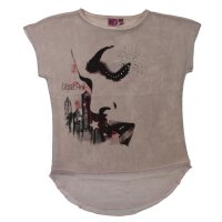 Million X girls T-Shirt mit Gesicht Face silk rose