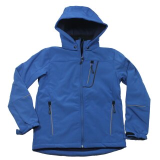 Outburst Jungen Jacke Übergang Softshelljacke royal blau