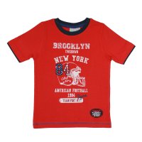 Blue Seven T-Shirt American Football rot