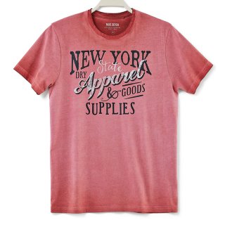 Blue Seven Herren T-Shirt New York cranberry