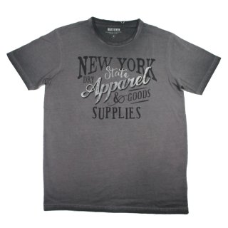Blue Seven Herren T-Shirt New York graphite grau