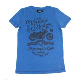 Colorado Denim boys Motorrad T-Shirt (13420) strong blue Gr. 146/152