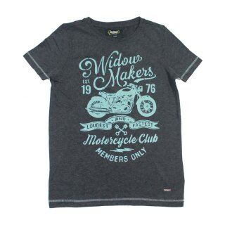 Colorado Denim boys Motorrad T-Shirt anthrazit melange