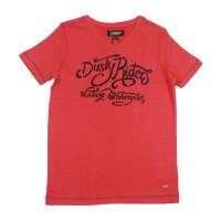 Colorado Denim boys T-Shirt m Velourdruck aurora red melange
