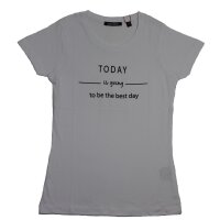 Blue Seven Mädchen T-Shirt Today weiß
