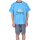 Wörner Jungen Shorty kurzer Schlafanzug Wal Sea life ozean hellblau